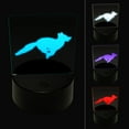 thumbnail image 1 of Fox Running Solid LED Night Light Sign 3D Illusion Desk Nightstand Lamp, 1 of 6
