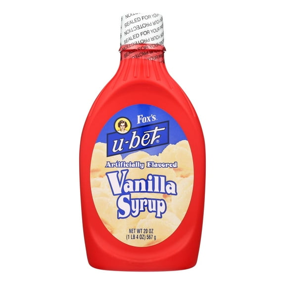 Fox'S U-Bet Vanilla Syrup, 20 Oz.