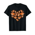 thumbnail image 1 of Fox Shirts For Women Girls Kids Heart Gifts Poses Cute Fox T-Shirt, 1 of 5