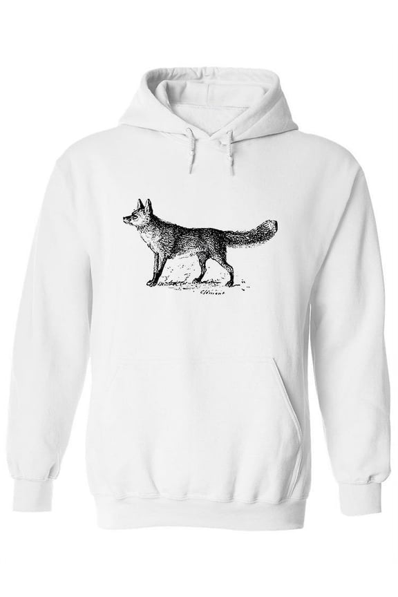 Fox Side View Hoodie Women -Image by Shutterstock, Female Small