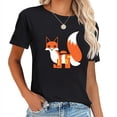 thumbnail image 1 of Fox Squad Birthday Gifts Shirt Black S, 1 of 5