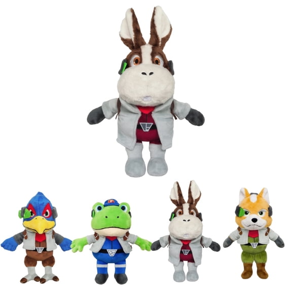 Fox Star Collectible Fox Star Plush Toy 10", Cute Soft Stuffed Character for Fox Star Gaming Enthusiasts,Birthday Gift for Fox Star Lovers,Peppy Hare*1