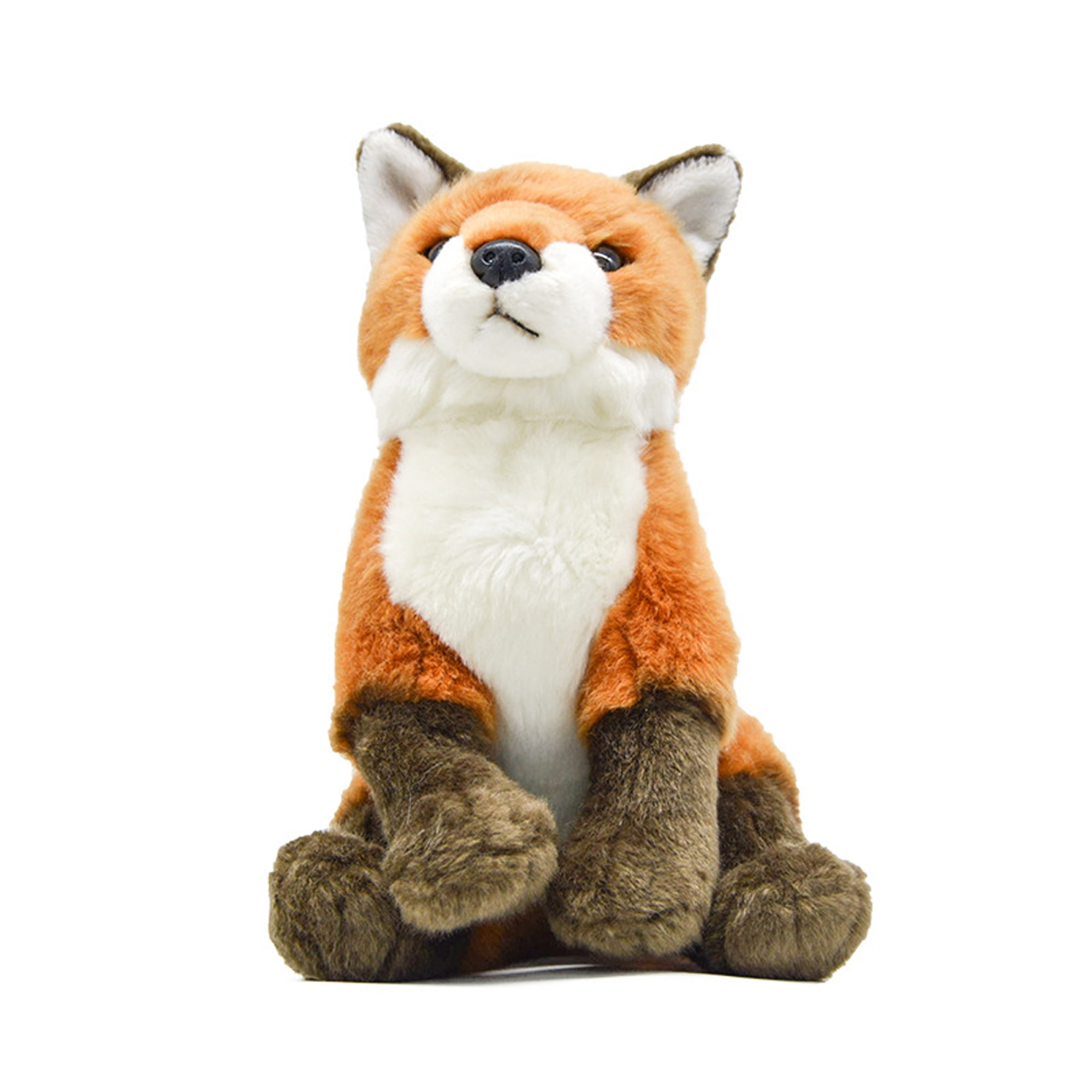 Plush Animal Stuffed Toy/ Orange Sitting Plush Fox Toys - China