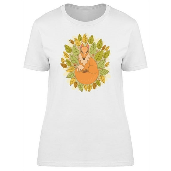 Fox Surrounded By Foliage T-Shirt Women -Image by Shutterstock, Female Small