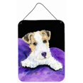 thumbnail image 1 of Fox Terrier Aluminium Metal Wall Or Door Hanging Prints, 1 of 1