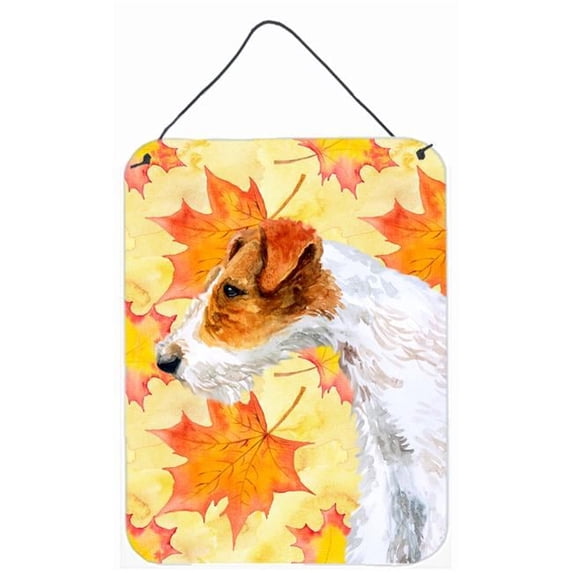Fox Terrier Fall Wall or Door Hanging Prints