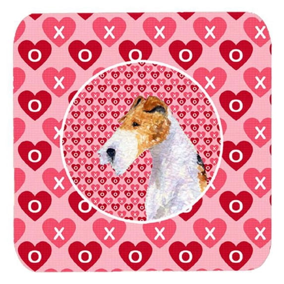 Fox Terrier Foam Coasters, Set Of 4