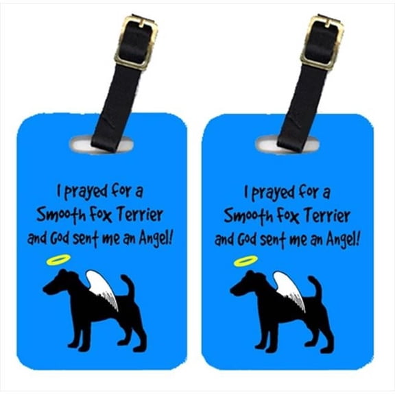 Fox Terrier Luggage Tags- Pair - 2