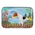 thumbnail image 1 of Fox Terrier Spring Dish Drying Mat, 1 of 7