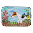 thumbnail image 1 of Fox Terrier Spring Dish Drying Mat, 1 of 1