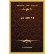 Fox Texts V1 Paperback