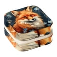 thumbnail image 1 of Fox Travel Portable Square Organizer Box: Earring Organizer & Jewelry Display for Girls and Women, 1 of 6