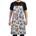 thumbnail image 1 of Fox Tree Car Tent Kitchen Apron with 2 Pockets Adjustable waterproof Cooking Aprons for Women Men Chef, 1 of 7