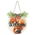 thumbnail image 1 of Fox Tree and Leaves Welcome Sign for Front Door Wreath Door Sign for Farmhouse Porch Decoration Indoor Outdoor, 1 of 7