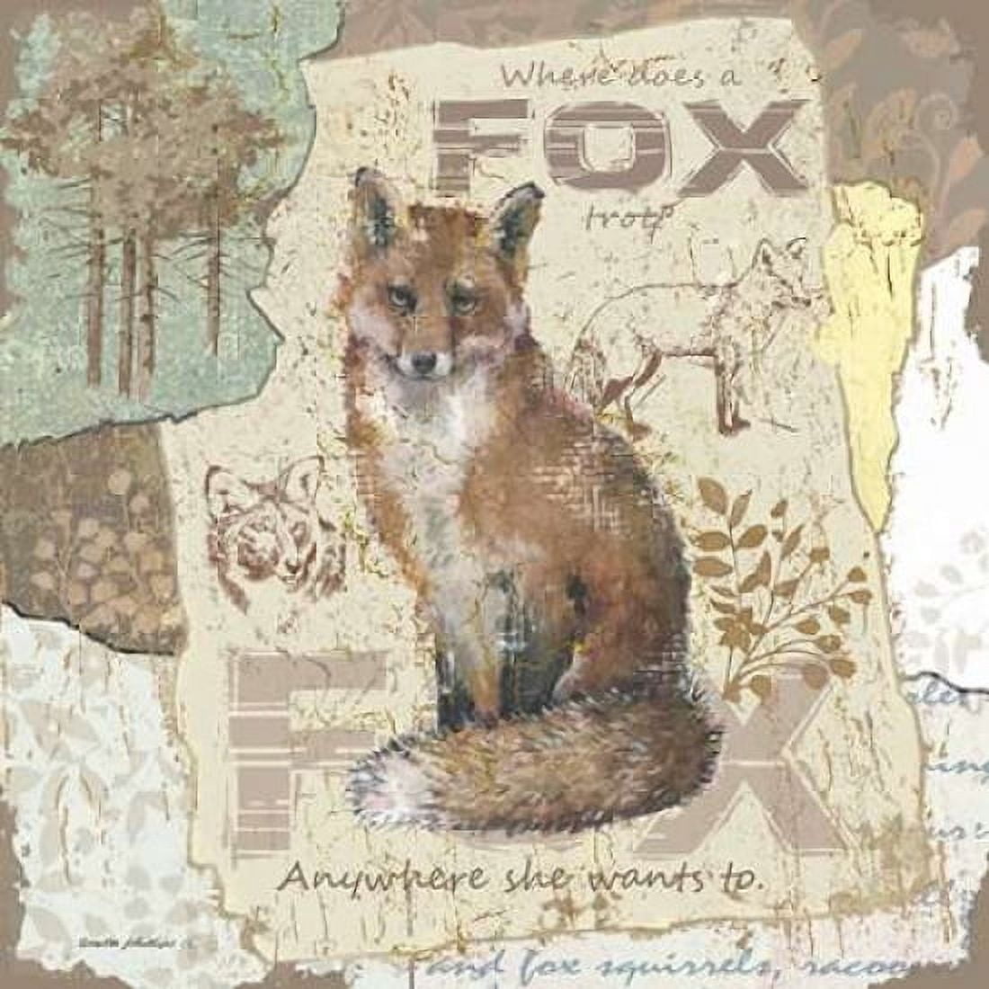Fox Trot Canvas Art - Anita Phillips (24 x 24)