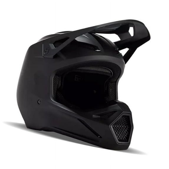 Fox V1 Solid Helmet (Small, Matte Black)