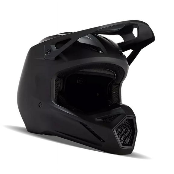 Fox V1 Solid Helmet (XL, Matte Black)
