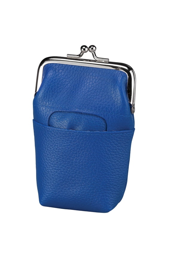 Cigarette Case, Leather, Blue