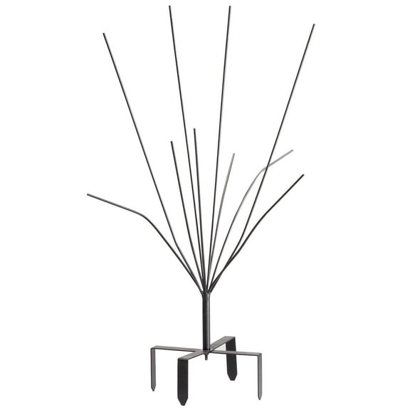 Lawn and Garden Metal Wine Bottle Holder, Crafted With 100% Metal, Holds Up To 10 Bottles, Outdoor Décor/Garden Décor – Measures 24” High