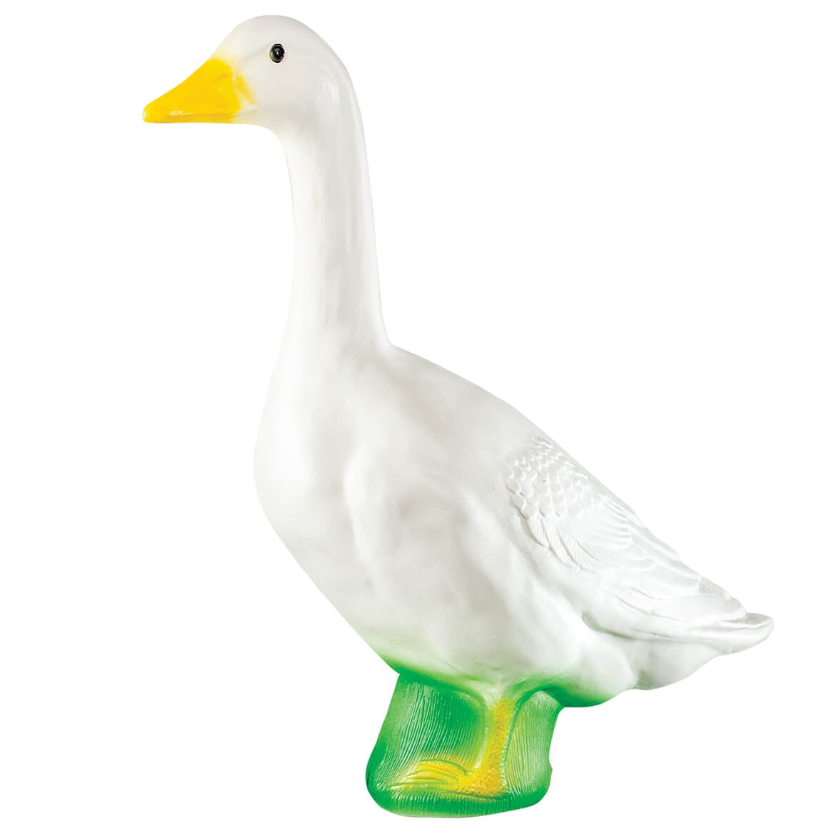 Large White Plastic Goose Garden Decor, 23” High