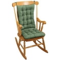 thumbnail image 1 of Polyester Tufted Rocker Cushion Set, Solid Color - Green, 1 of 4