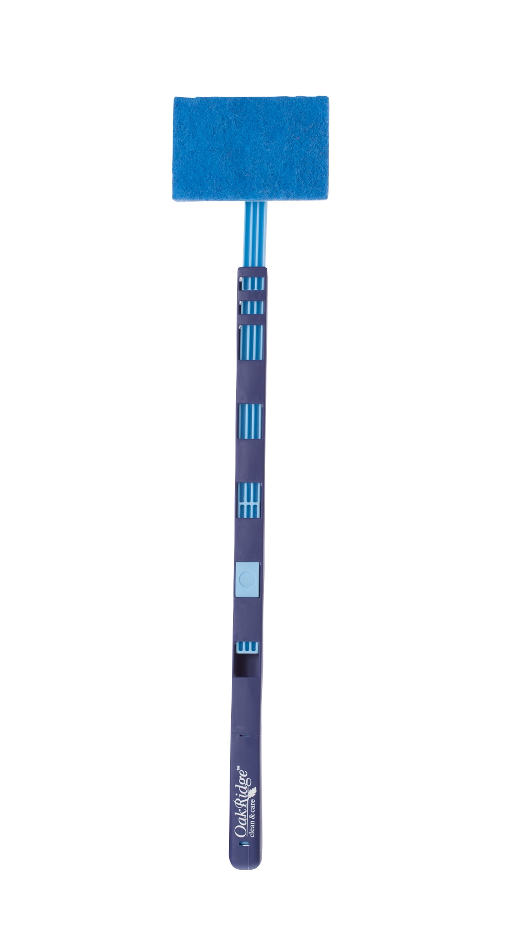 Blue Telescopic Tub and Wall Scrubber with Foam Sponge