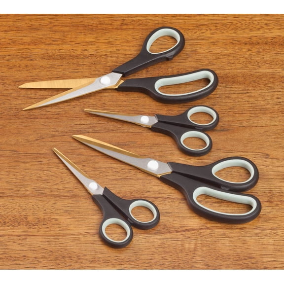 Titanium Black Scissors set of 4