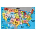 thumbnail image 1 of USA Magnetic Map Puzzle, 1 of 2