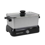 West Bend Versatility Cooker with Storage Bag and Non-Stick Surface, 5 Qt. Capacity, in Silver 87905