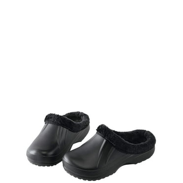 Fox Valley Traders Women’s Clogs, Slip-On, Black, 11