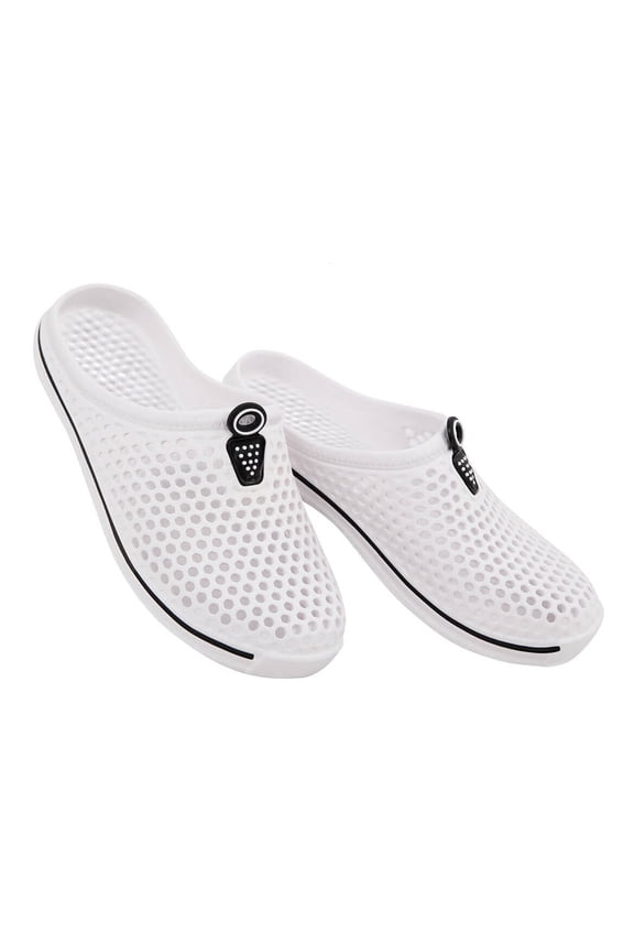 Cool Comfort Clogs, White, Women’s 6