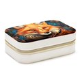 thumbnail image 1 of Fox Velvet Portable Storage Box with Removable Compartment: Gift-Ready Organizer for Bracelets, Necklace, and Jewelry, 1 of 7