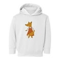 thumbnail image 1 of Fox Wearing A Dress | Hoodie Toddler | Size White (Hoodie),2T (Toddler),Toddler, 1 of 4