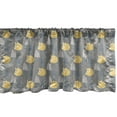 thumbnail image 1 of Ambesonne Fox Window Valance, Scandinavian Inspired Spruces, 42" x 18", Dimgray Pale Orange, 1 of 3