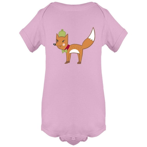 Fox With A Bow Tie Bodysuit Infant -Image by Shutterstock, 6 Months