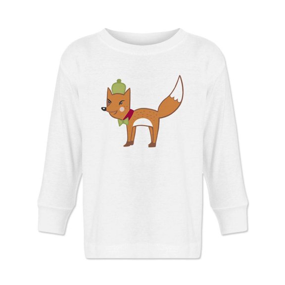Fox With A Bow Tie Long Sleeve Toddler -Image by Shutterstock,  3 Toddler