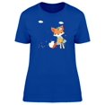 thumbnail image 1 of Fox With Sunflowers T-Shirt Women -Image by Shutterstock, Female Medium, 1 of 2