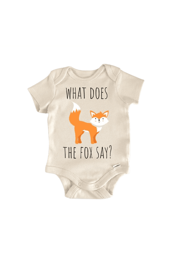 Fox Woodland Animal Newborn Baby Bodysuit
