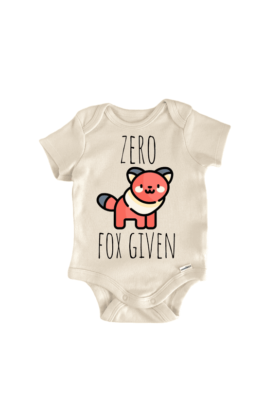Fox Woodland Animal Newborn Baby Bodysuit