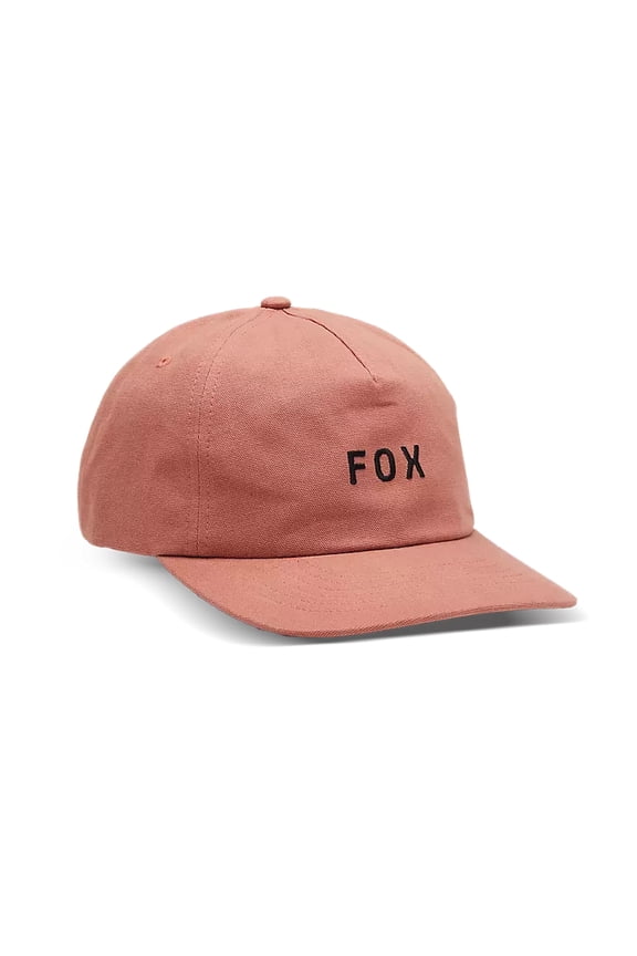 Wordmark Adjustable Womens Hat (One Size Fits Most, Cordovan Red)