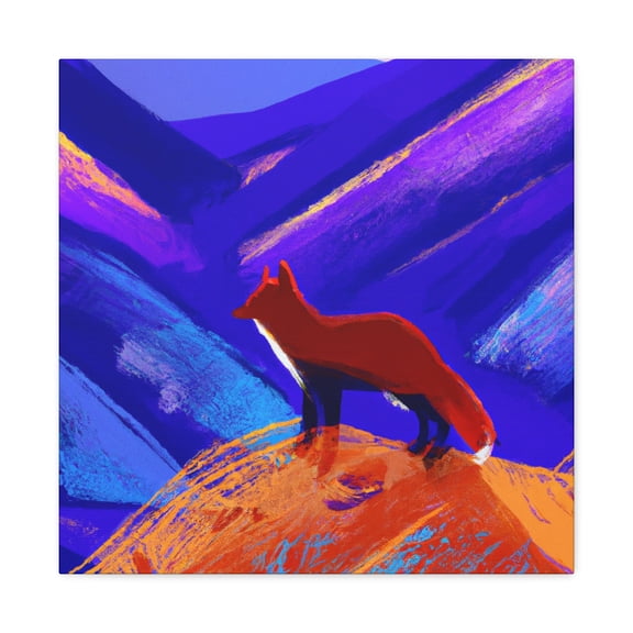 Fox in Monochrome - Canvas