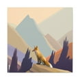 thumbnail image 1 of Fox in Moonlight Glow - Canvas, 1 of 25