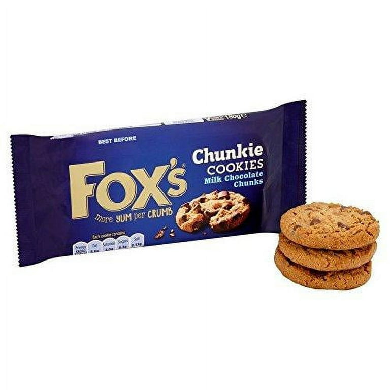 Fox's Delicious Cookies Milk Chocolate Chunks - 175g - Walmart.com
