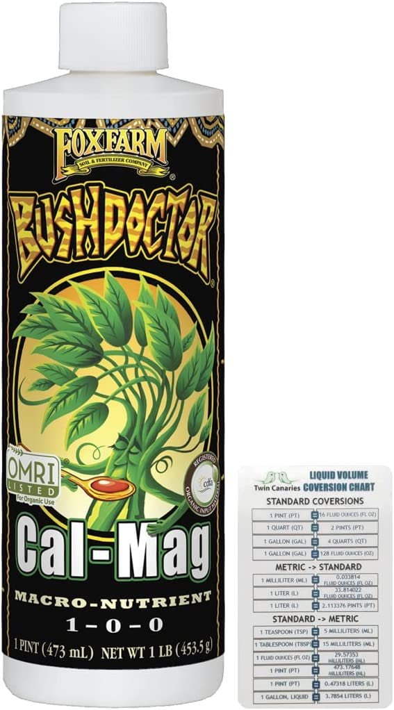 FoxFarm Bush Doctor CalMag Fertilizer, Calcium Magnesium Supplement