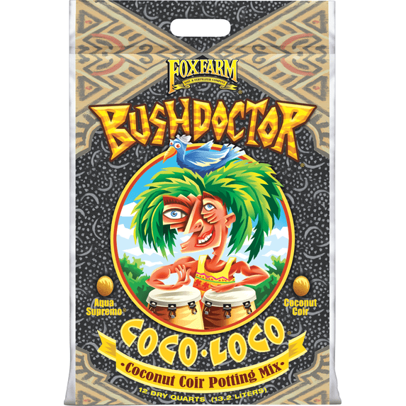 FoxFarm Bush Doctor Coco Loco Potting Mix - Pack of 12 — Indoor & Outdoor Container & Garden Use