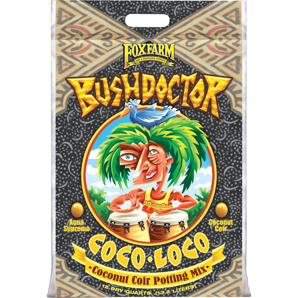 FoxFarm Bush Doctor Coco Loco Potting Mix Soil, 12 qt