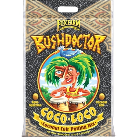 FoxFarm Bush Doctor Coco Loco Potting Mix Soil, 12 qt