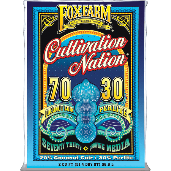 FoxFarm Cultivation Nation 70/30 Growing Media - Pack of 4 Residential Use, Standard Application