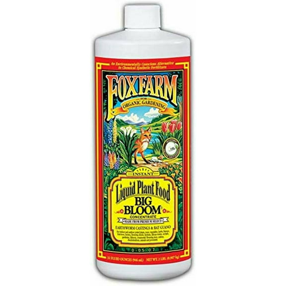 FoxFarm FX14002 Big Bloom Liquid Concentrate, 1 Quart(.1-Pack)