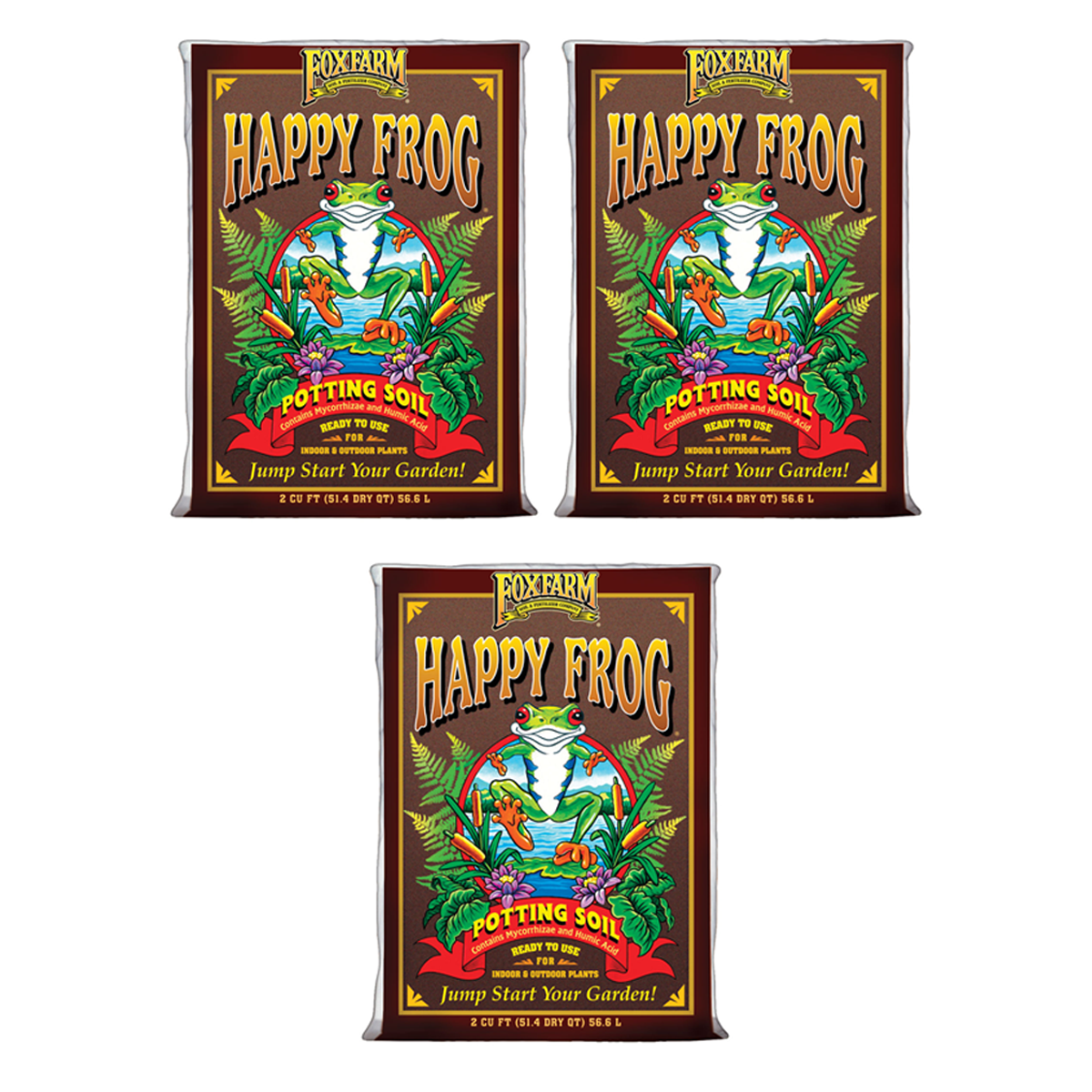 【happy garden】 FoxFarm Happy Frog Indoor/Outdoor pH Adjusted Garden Potting